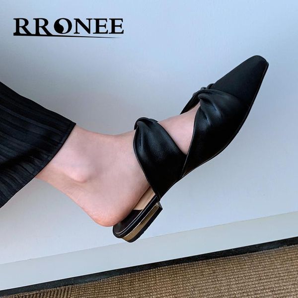 slippers leather baghead small fragrance tip french retro half drag moeller shoes net red temperament comfortable heel women's, Black
slippers leather baghead small fragrance tip french retro half drag moeller shoes net red temperament comfortable heel women's, Black