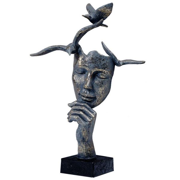 decorative objects & figurines abstract figurine decoration vintage statue resin bird head sculpture nordic home living room office decor cr
decorative objects & figurines abstract figurine decoration vintage statue resin bird head sculpture nordic home living room office decor cr
