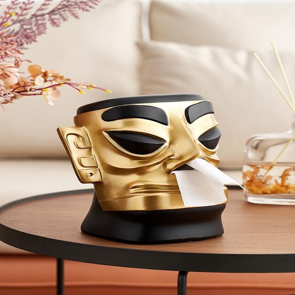 tissue boxes & napkins resin box sanxingdui bronze man napkin home office desk tea table decoration household toilet paper storage
tissue boxes & napkins resin box sanxingdui bronze man napkin home office desk tea table decoration household toilet paper storage