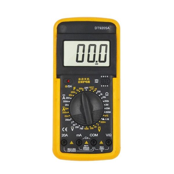 multimeters dt9205a handheld digital multimeter 1999 counts ac/dc voltage current resistance meter capacitance test diode tester
multimeters dt9205a handheld digital multimeter 1999 counts ac/dc voltage current resistance meter capacitance test diode tester