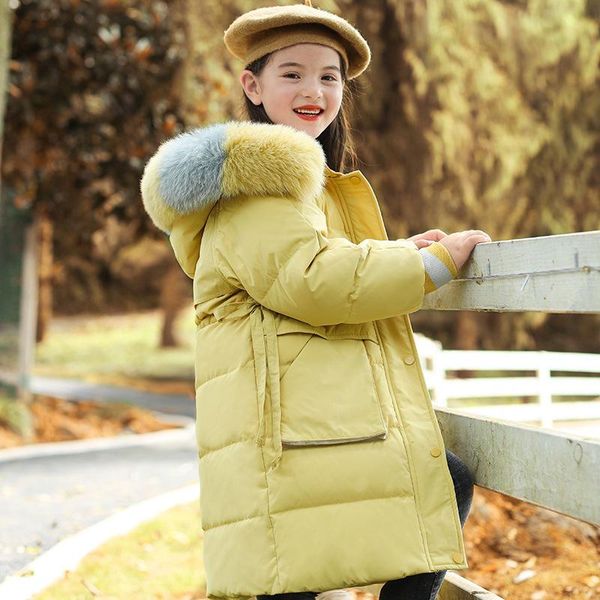 down coat children's fashion winter clothes girls windproof & thick hooded jacket teenagers' warm long natural fur collar, Blue;gray
down coat children's fashion winter clothes girls windproof & thick hooded jacket teenagers' warm long natural fur collar, Blue;gray