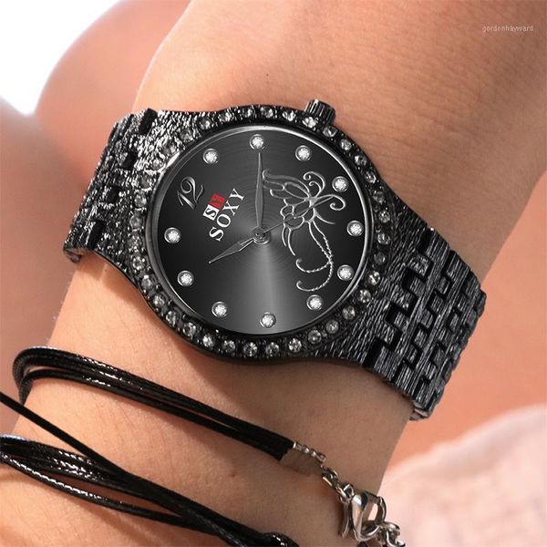 wristwatches relogio feminino soxy fashion luxury ladies watches women watch flower butterfly rhinestone wrist bracelet clock, Slivery;brown
wristwatches relogio feminino soxy fashion luxury ladies watches women watch flower butterfly rhinestone wrist bracelet clock, Slivery;brown