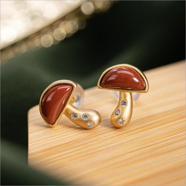 dangle & chandelier natural south red tourmaline mushroom earrings chinese style retro court creative dameng women's brand jewelry, Silver
dangle & chandelier natural south red tourmaline mushroom earrings chinese style retro court creative dameng women's brand jewelry, Silver