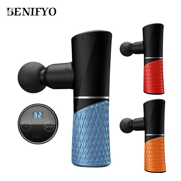 lcd-display massage gun 32 gears deep muscle massager vibration therapy body relieving pain usb charge
lcd-display massage gun 32 gears deep muscle massager vibration therapy body relieving pain usb charge