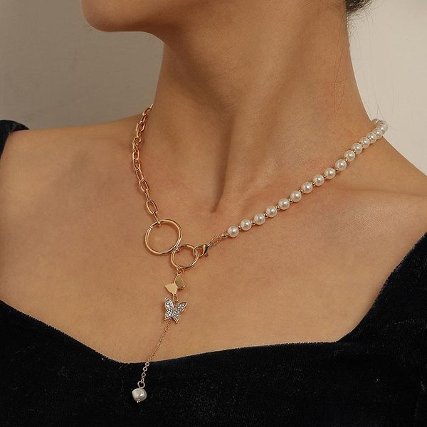 chains butterfly pendant necklace all-match tassel jewelry clavicle chain for women geometric western style, Silver
chains butterfly pendant necklace all-match tassel jewelry clavicle chain for women geometric western style, Silver