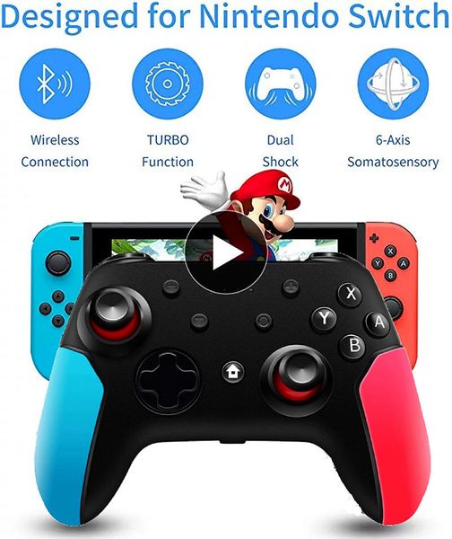 wireless joystick for ns switch pro controller remote bluetooth gamepad console pc video game usb controllers & joysticks
wireless joystick for ns switch pro controller remote bluetooth gamepad console pc video game usb controllers & joysticks