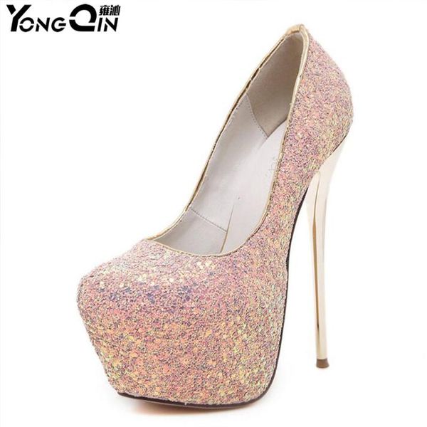 dress shoes plus size 35-45 sequin round toe women pumps platform high heels evening party wedding, Black
dress shoes plus size 35-45 sequin round toe women pumps platform high heels evening party wedding, Black