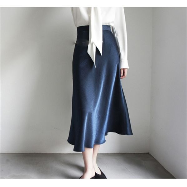 skirt 2021 Waist Spring A-Line Fashion Pure Elegant Blue Color Skirt Women Clothes Faldas Jupe Femme Saia, Black
skirt 2021 Waist Spring A-Line Fashion Pure Elegant Blue Color Skirt Women Clothes Faldas Jupe Femme Saia, Black