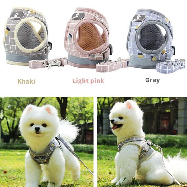dog collars & leashes breathable pets harness vest adjustable reflective walking lead leash for small medium arnes perro
dog collars & leashes breathable pets harness vest adjustable reflective walking lead leash for small medium arnes perro