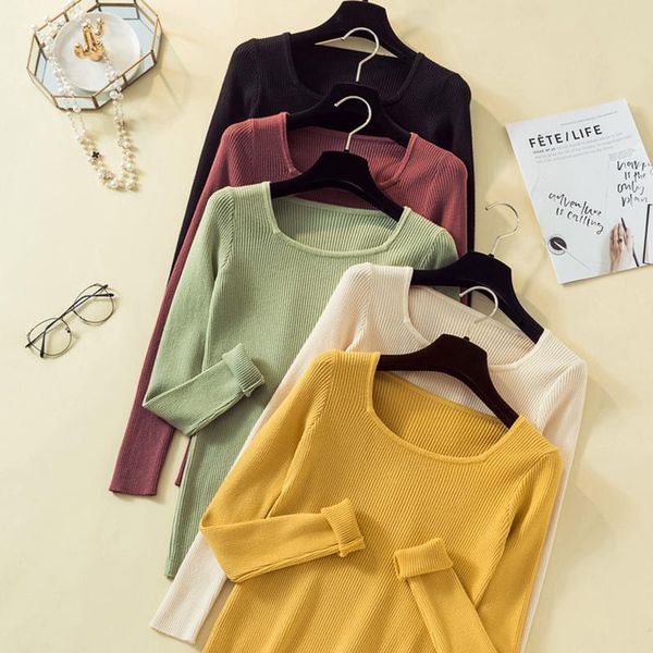 women's sweaters shintimes knitted women long sleeve sweater pullovers spring autumn basic elastic pullover slim white korean, White;black
women's sweaters shintimes knitted women long sleeve sweater pullovers spring autumn basic elastic pullover slim white korean, White;black