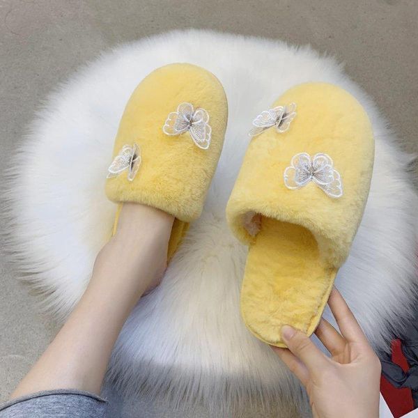 ladies fur slides fashion woman butterfly slippers house fluffy autumn winter lazy curly plush fuzzy yellow for womens, Black
ladies fur slides fashion woman butterfly slippers house fluffy autumn winter lazy curly plush fuzzy yellow for womens, Black