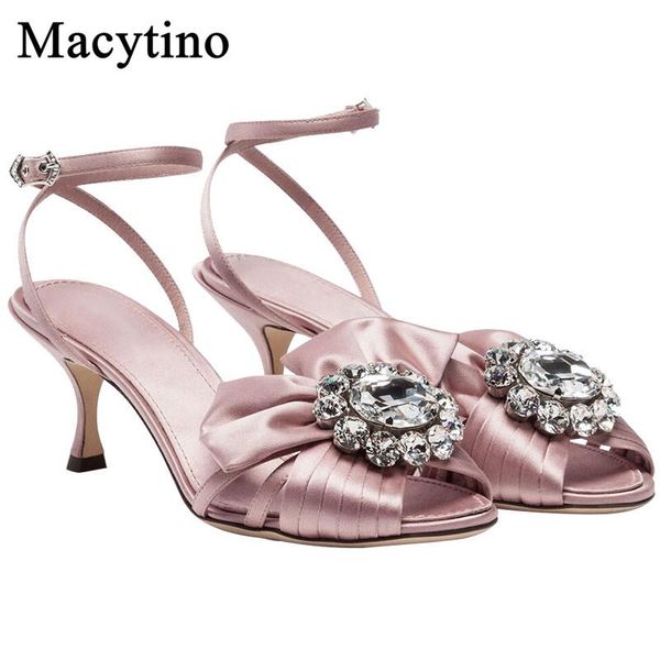 pink satin sandals summer high heels crystal bowtie shoes women's ankle strap occassion, Black
pink satin sandals summer high heels crystal bowtie shoes women's ankle strap occassion, Black