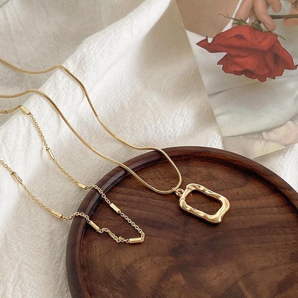 chains masa double layer geometric hollow rectangle pendant necklaces vintage goth statement for women jewelry gifts 2021, Silver
chains masa double layer geometric hollow rectangle pendant necklaces vintage goth statement for women jewelry gifts 2021, Silver