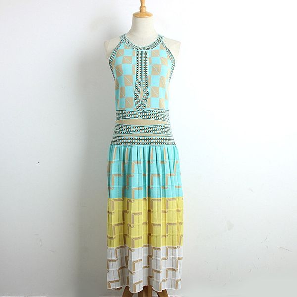casual dresses summer women knitting halter neck sleeveless bohemian plaid long sweater ladies boho vestidos mujer 2xci, Black;gray
casual dresses summer women knitting halter neck sleeveless bohemian plaid long sweater ladies boho vestidos mujer 2xci, Black;gray