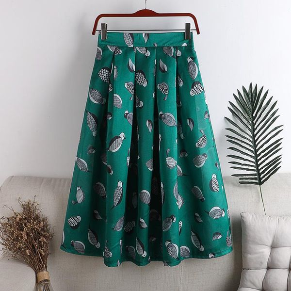 skirts womens 2021 casual summer ladies high waist green bird print pleated skirt female fashion all-match retro midi, Black
skirts womens 2021 casual summer ladies high waist green bird print pleated skirt female fashion all-match retro midi, Black