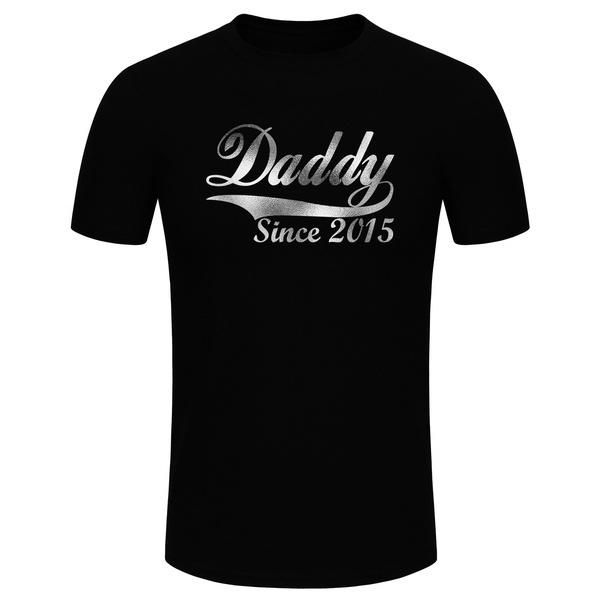 2021men's fashion daddy since 2021 silver glitter print short sleeve funny t-shirt fathers' day gifts (size xs-3xl) men's t-s, White;black
2021men's fashion daddy since 2021 silver glitter print short sleeve funny t-shirt fathers' day gifts (size xs-3xl) men's t-s, White;black