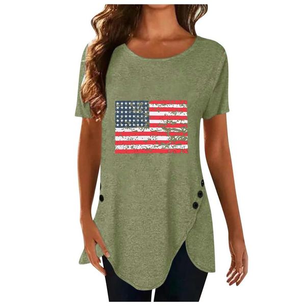 women's t-shirt printed for female plus size summer clothes blusas mujer de moda 2021 ladies irregular button short sleeve o-neck, White
women's t-shirt printed for female plus size summer clothes blusas mujer de moda 2021 ladies irregular button short sleeve o-neck, White