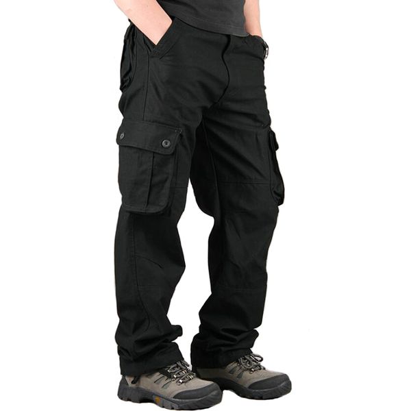 100% cotton casual pants men outwear loose straight multi pockets streetwear trousers mens joggers track tactical pants pantalon, Black;brown
100% cotton casual pants men outwear loose straight multi pockets streetwear trousers mens joggers track tactical pants pantalon, Black;brown