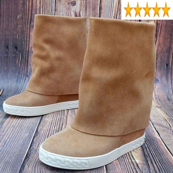 boots designer calf women mid high cow suede leather hidden heels shoes vintage ladies casual slip on winter plus size, Black
boots designer calf women mid high cow suede leather hidden heels shoes vintage ladies casual slip on winter plus size, Black