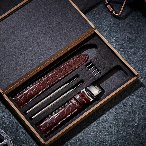 watch bands double sided crocodile genuine leather watchband 14mm -22mm band alligator strap with butterfly buckle, Black;brown
watch bands double sided crocodile genuine leather watchband 14mm -22mm band alligator strap with butterfly buckle, Black;brown