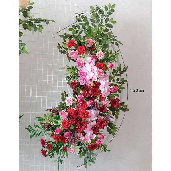 decorative flowers & wreaths customize red wedding flower arrangement props artificial row silk floral arch decoration party window layout
decorative flowers & wreaths customize red wedding flower arrangement props artificial row silk floral arch decoration party window layout