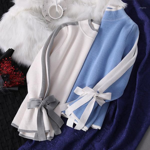 women's sweaters pantalon turtleneck sweater women bow long sleeves woman autumn and winter solid blue drop, White;black
women's sweaters pantalon turtleneck sweater women bow long sleeves woman autumn and winter solid blue drop, White;black