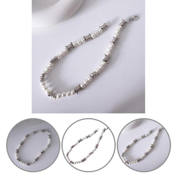 chains silver color excellent stylish faux pearl necklace decor alloy beads skin-friendly for students
chains silver color excellent stylish faux pearl necklace decor alloy beads skin-friendly for students