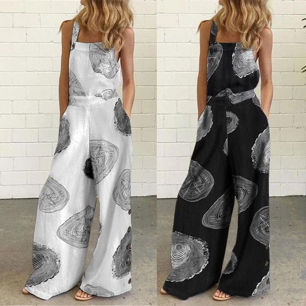 women's pants & capris sleeveless overalls jumpsuit casual print summer wide leg bib long fashion loose fit trousers, Black;white
women's pants & capris sleeveless overalls jumpsuit casual print summer wide leg bib long fashion loose fit trousers, Black;white
