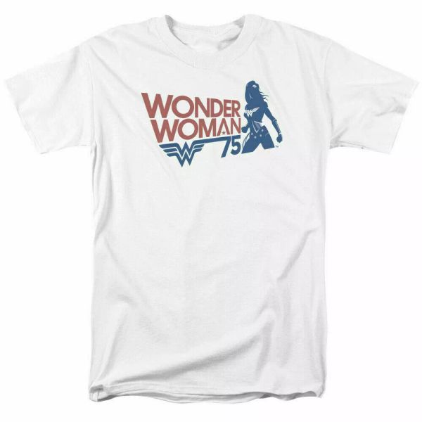wonder woman ww75 silhouette t shirt licensed comic book movie tee white, White;black
wonder woman ww75 silhouette t shirt licensed comic book movie tee white, White;black