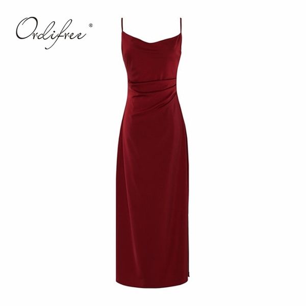 summer burgundy long party dress women satin slip vintage spaghetti strap slik maxi night 210513, Black;gray
summer burgundy long party dress women satin slip vintage spaghetti strap slik maxi night 210513, Black;gray