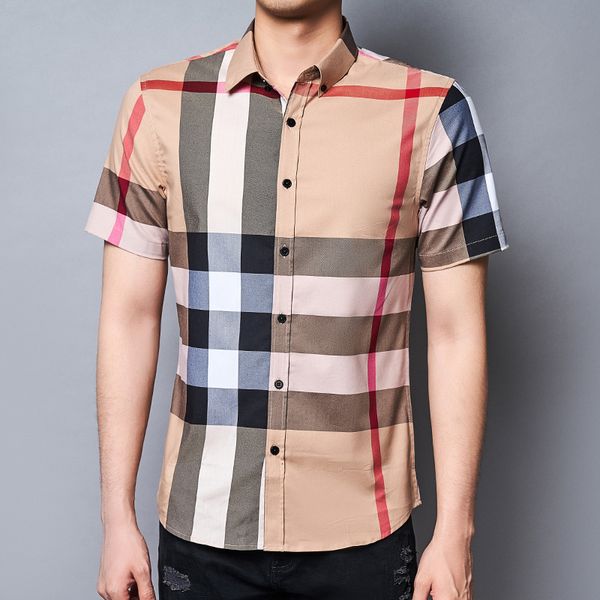 shepherd paul new men's business plaid shirt young and middle-aged trend handsome classic casual short sleeve, White;black
shepherd paul new men's business plaid shirt young and middle-aged trend handsome classic casual short sleeve, White;black