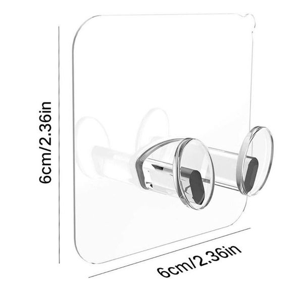 hooks & rails transparent strong sticky wall hanging nail-hook for plug adhesive multi-purpose mounted kitchen bathroom
hooks & rails transparent strong sticky wall hanging nail-hook for plug adhesive multi-purpose mounted kitchen bathroom