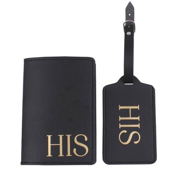 card holders 4pcs his hers leather passport case holder with luggage tags travel id protector for women couples, Brown;gray
card holders 4pcs his hers leather passport case holder with luggage tags travel id protector for women couples, Brown;gray