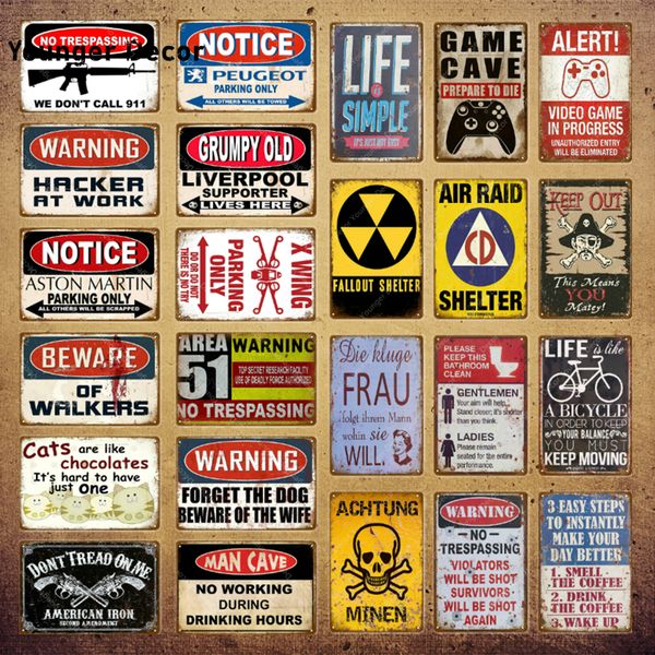 man cave metal sign warning notice parking only poster for pub bar club wall decor keep out no trespassing vintage plaque yi-064
man cave metal sign warning notice parking only poster for pub bar club wall decor keep out no trespassing vintage plaque yi-064