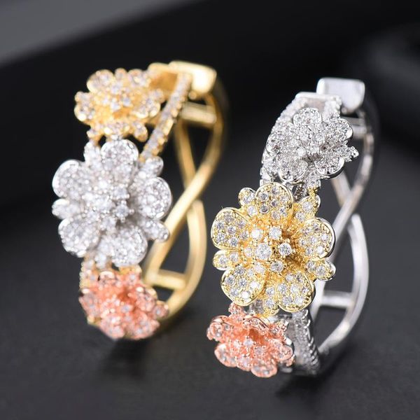 hoop & huggie kellybola paved zirconia charm shiny blooming flowers earrings for women bridal wedding gift important occasion jewelry, Golden;silver
hoop & huggie kellybola paved zirconia charm shiny blooming flowers earrings for women bridal wedding gift important occasion jewelry, Golden;silver