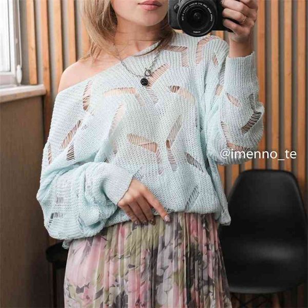 gigogou hollow out design women sweater spring punk gothic see though solid pullover knitted jumper oversized woman 210922, White;black
gigogou hollow out design women sweater spring punk gothic see though solid pullover knitted jumper oversized woman 210922, White;black