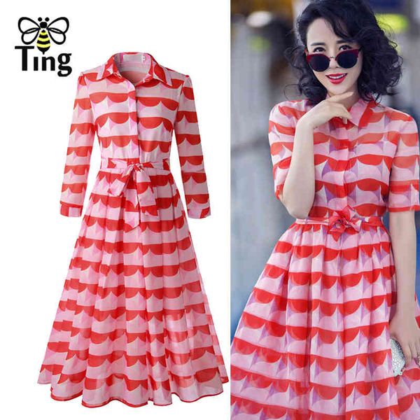 vintage elegant summer geometric print midi long dress retro turn down collar office work with sashes a line robes 210513, Black;gray
vintage elegant summer geometric print midi long dress retro turn down collar office work with sashes a line robes 210513, Black;gray