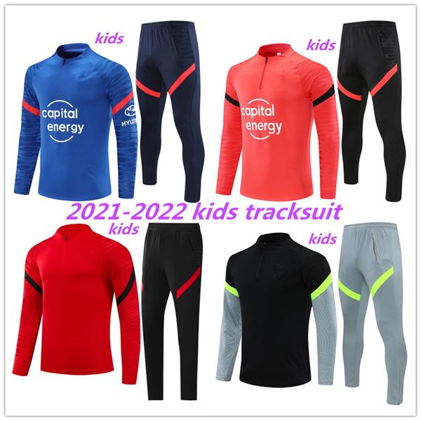 21 22 kids tracksuit jerseys jacket soccer suit 2021 2022 child training suits chandal futbol football set, Black;yellow
21 22 kids tracksuit jerseys jacket soccer suit 2021 2022 child training suits chandal futbol football set, Black;yellow