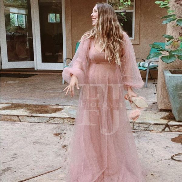 elegant similar tulle pregnant woman dresses 2021 see thru full sleeves a-line long mesh bridal prom gown vestido de novia casual, Black;gray
elegant similar tulle pregnant woman dresses 2021 see thru full sleeves a-line long mesh bridal prom gown vestido de novia casual, Black;gray