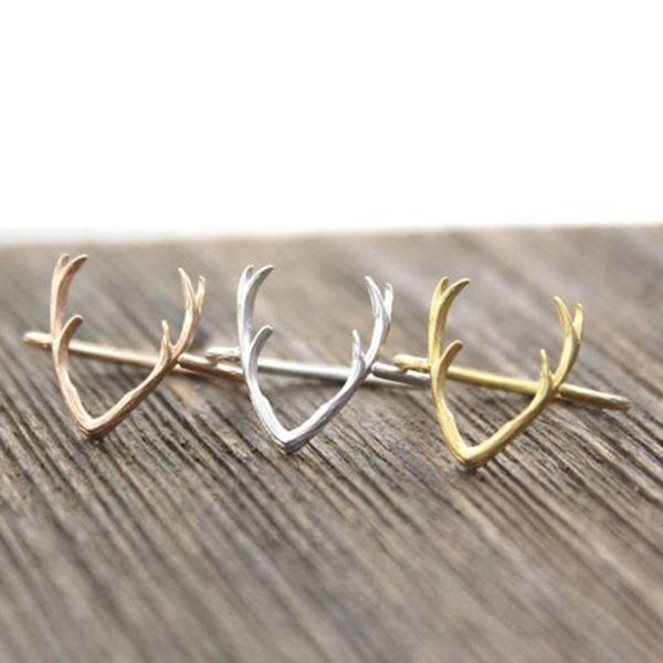 cluster rings 1pc antlers shape fashion quality copper for women silver gold ring men's jewelry finger wedding party, Golden;silver
cluster rings 1pc antlers shape fashion quality copper for women silver gold ring men's jewelry finger wedding party, Golden;silver
