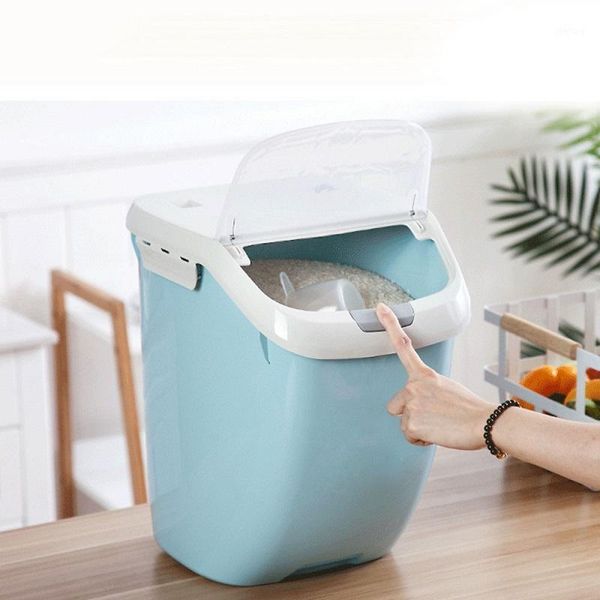 lazy life plastic 6/10/15kg rice grain storage box automatic flip sealed moisture-proof container mildew anti-oxidation bottles & jars
lazy life plastic 6/10/15kg rice grain storage box automatic flip sealed moisture-proof container mildew anti-oxidation bottles & jars