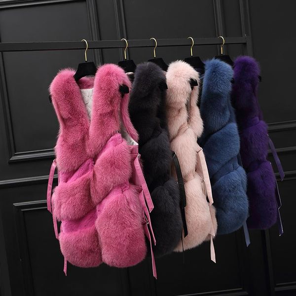 women's fur & faux real coat winter jacket natural vest women clothes 2021 korean pink jackets chaqueta mujer my3985, Black
women's fur & faux real coat winter jacket natural vest women clothes 2021 korean pink jackets chaqueta mujer my3985, Black