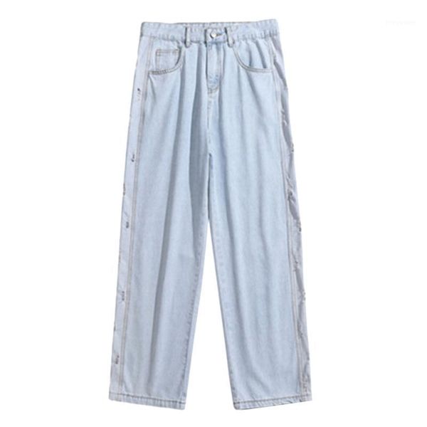 men's jeans latest jeans for men straight leg teenager hip hop retro overalls korean fashions streetwear for men loose, Blue
men's jeans latest jeans for men straight leg teenager hip hop retro overalls korean fashions streetwear for men loose, Blue