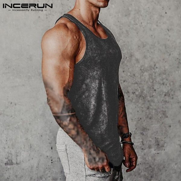 men' tank brand casual fashion clothing sleeveless shirts men bodybuilding workout fitness sport singlets incerun, White;black
men' tank brand casual fashion clothing sleeveless shirts men bodybuilding workout fitness sport singlets incerun, White;black