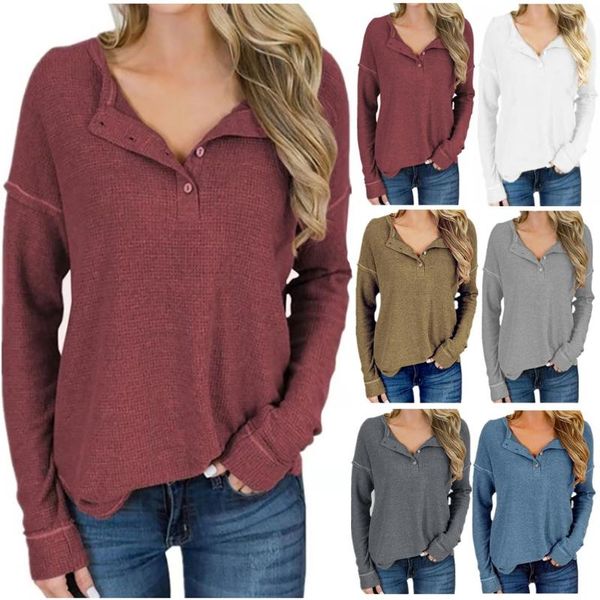 fashion comfortable knit blouse shirt buttons casual autumn winter ladies female women long sleeve blusas pullover women's blouses & s, White
fashion comfortable knit blouse shirt buttons casual autumn winter ladies female women long sleeve blusas pullover women's blouses & s, White