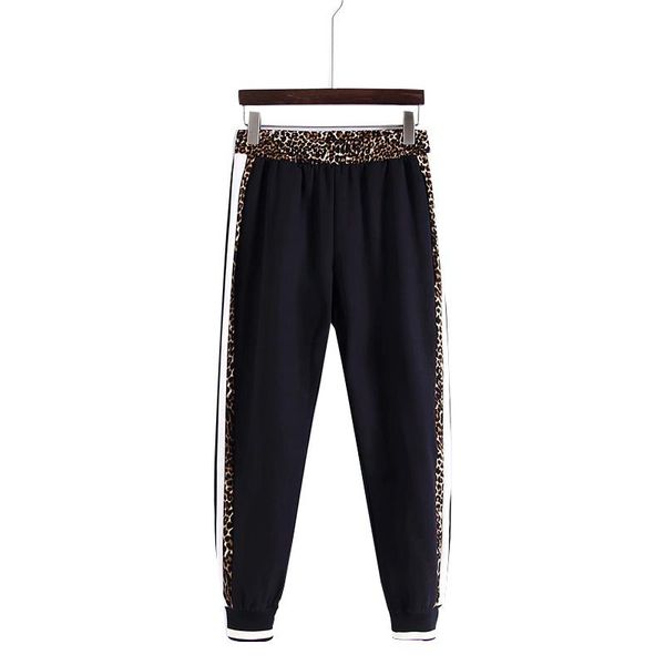 women's pants & capris geckoistail women fashion brand leopard print elastic waist casual pleated 2021 summer female straight trousers, Black;white
women's pants & capris geckoistail women fashion brand leopard print elastic waist casual pleated 2021 summer female straight trousers, Black;white