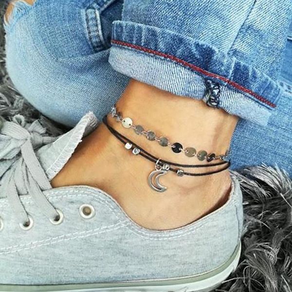 anklets 2pcs/set boho moon beaded anklet sequins beach summer ankle bracelet foot chain, Red;blue
anklets 2pcs/set boho moon beaded anklet sequins beach summer ankle bracelet foot chain, Red;blue