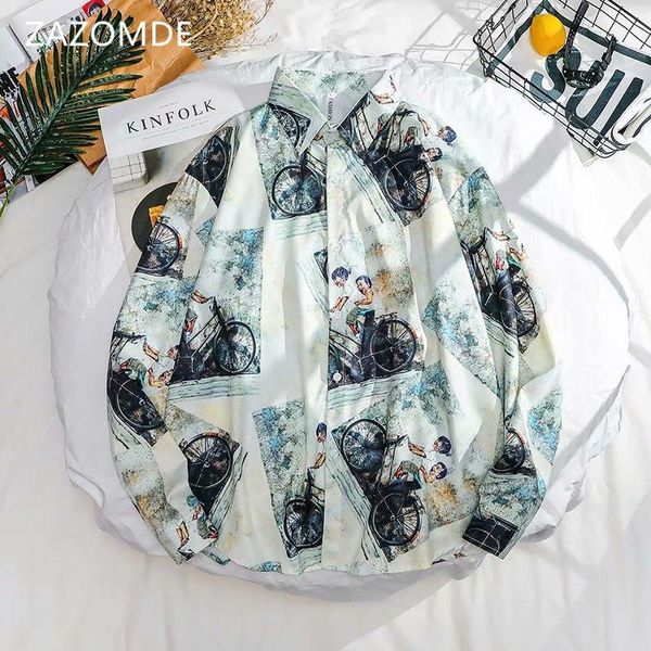 vintage painting print long sleeve dress shirts harajuku casual button up shirt streetwear hip hop men fashion men's, White;black
vintage painting print long sleeve dress shirts harajuku casual button up shirt streetwear hip hop men fashion men's, White;black