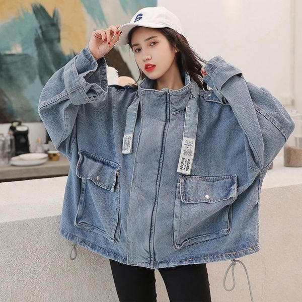 women's jackets women jean jacket patch cowboy loose big pocket casual harajuku chaqueta mujer riverdale streetwear outerwear, Black;brown
women's jackets women jean jacket patch cowboy loose big pocket casual harajuku chaqueta mujer riverdale streetwear outerwear, Black;brown