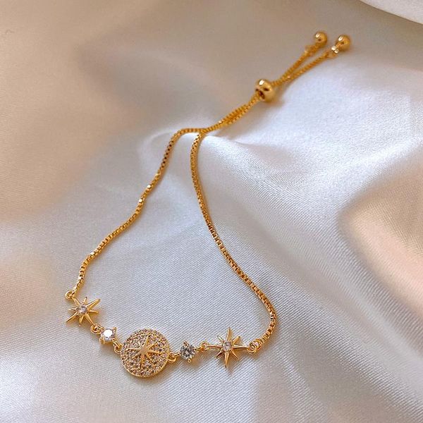 korean fashion 1 plated bright eight awn star girl bracelet party gift woman jewelry 2021 link, chain, Black
korean fashion 1 plated bright eight awn star girl bracelet party gift woman jewelry 2021 link, chain, Black